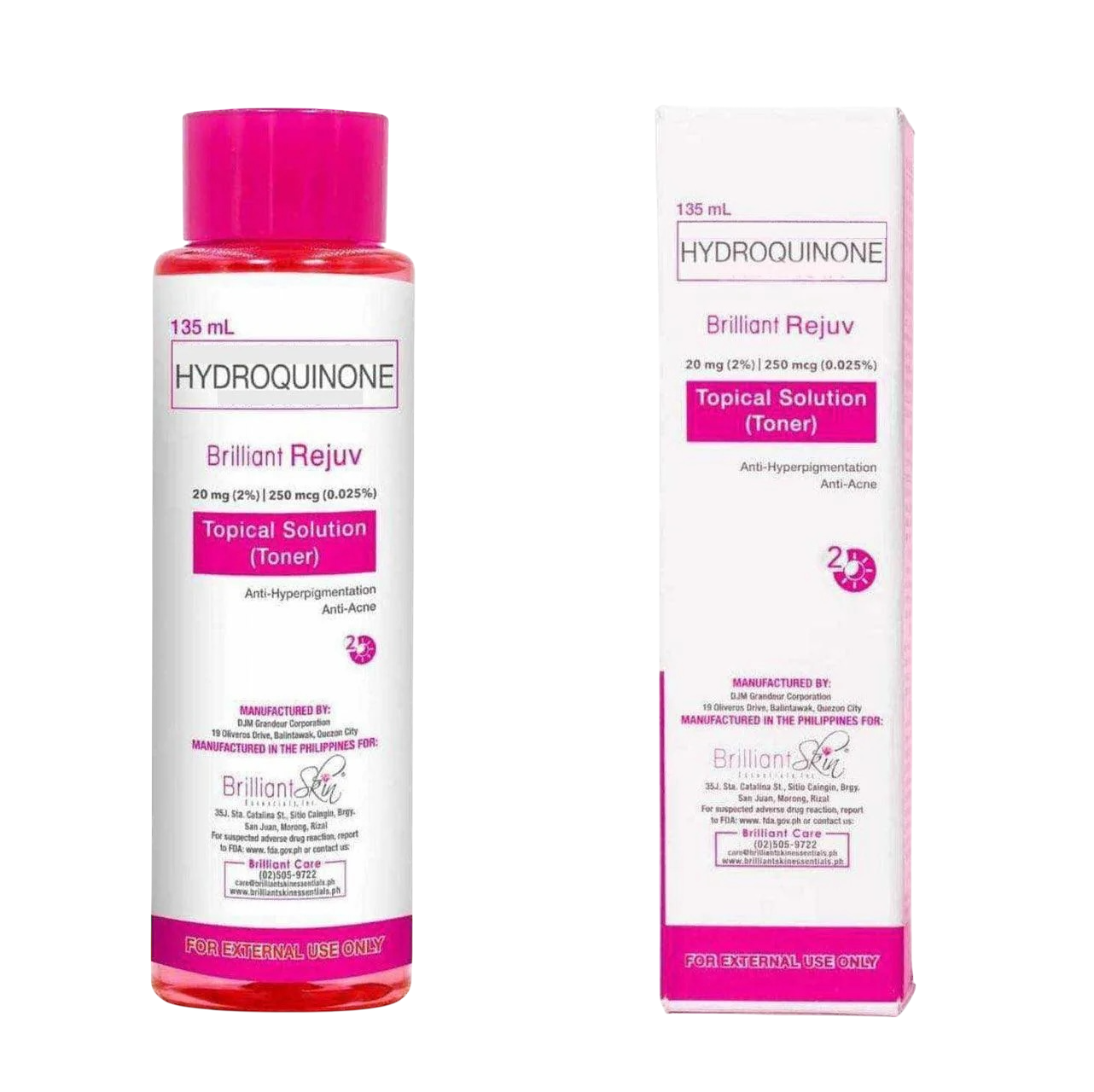 Brilliant Skin Rejuvenating Toner (60ml - 135ml)