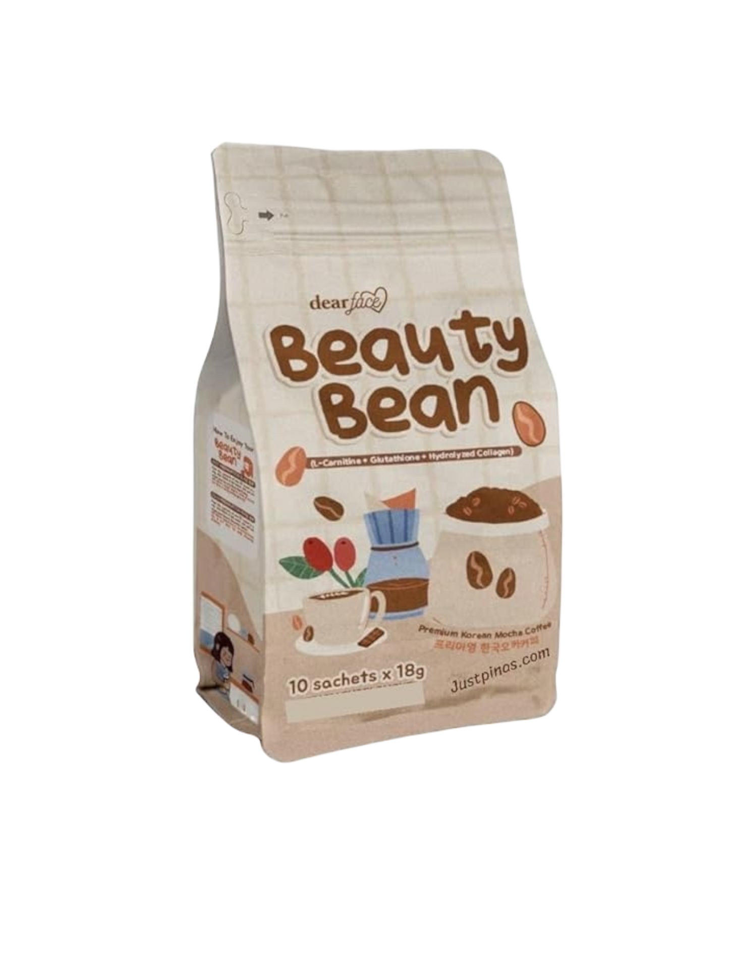 Dear Face Beauty Bean Choco Mallows Drink (10 Sachets X 22g)