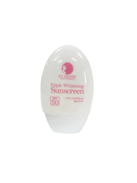 SY GLOW Triple Whitening Sunscreen SPF 50 UVA/UVB (50ml)
